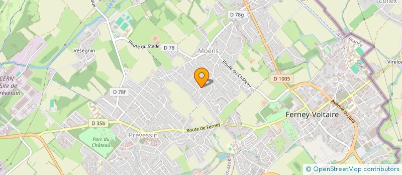 localisation de l'entreprise ALTHEA à PREVESSIN-MOENS