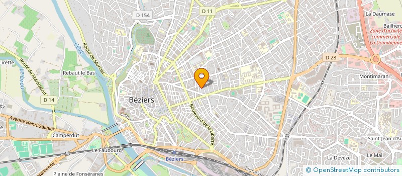 localisation de l'entreprise ALTHEA  BEZIERS