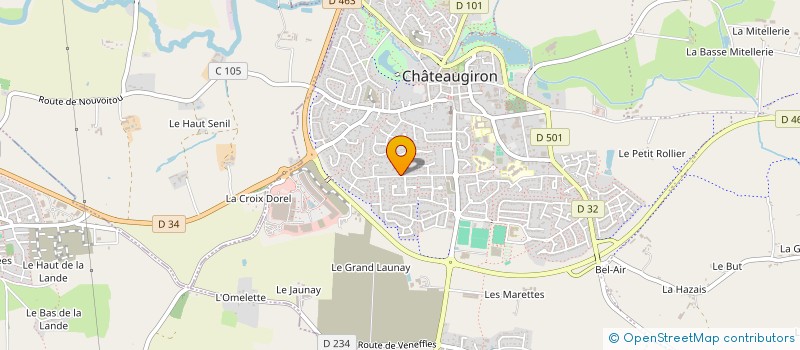 localisation de l'entreprise ALTHEA  CHATEAUGIRON