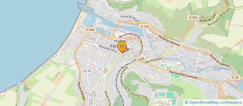 localisation de l'entreprise ALTHEA CONSEILS ET EXPERTISES à FECAMP