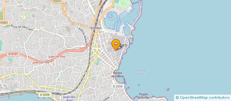 localisation de l'entreprise ALTHEA ET PARTENAIRES à ANTIBES