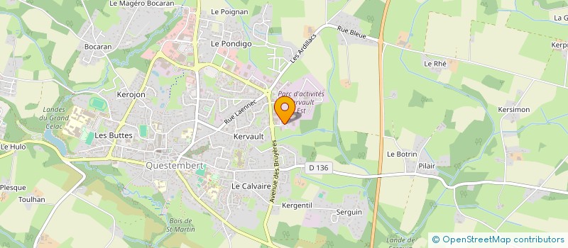 localisation de l'entreprise ALTHEA NOVA 56 à QUESTEMBERT