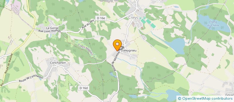 localisation de l'entreprise ALTHEA PROPRETE & RENOVATION  CREYS-MEPIEU