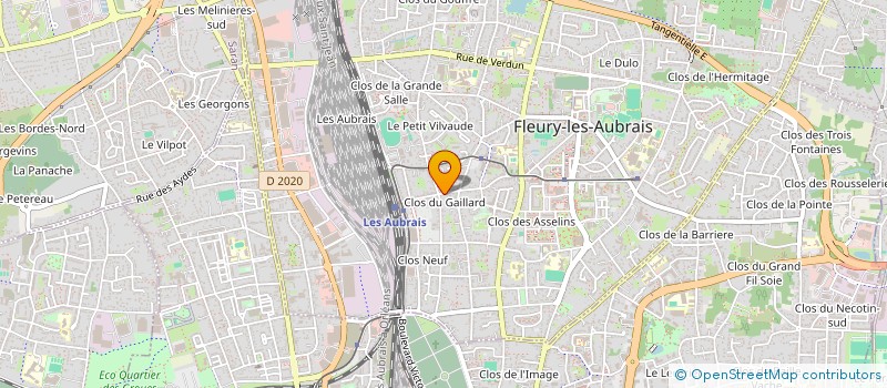 localisation de l'entreprise ALTHEA SOLIS à FLEURY-LES-AUBRAIS