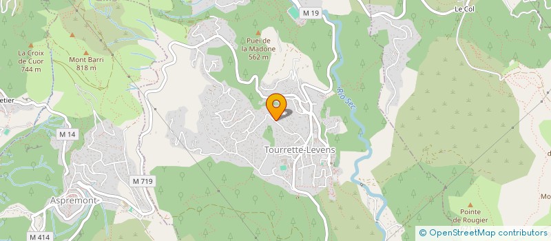 localisation de l'entreprise ALTHEA06  TOURRETTE-LEVENS