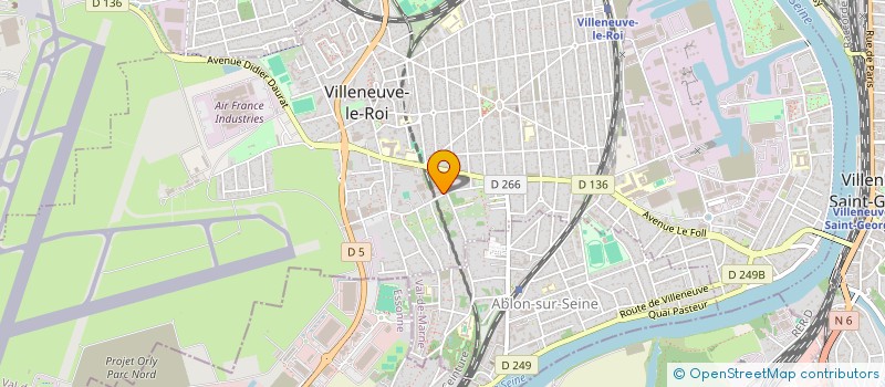 localisation de l'entreprise ALTHEC SECURITE SYSTEMES à VILLENEUVE-LE-ROI