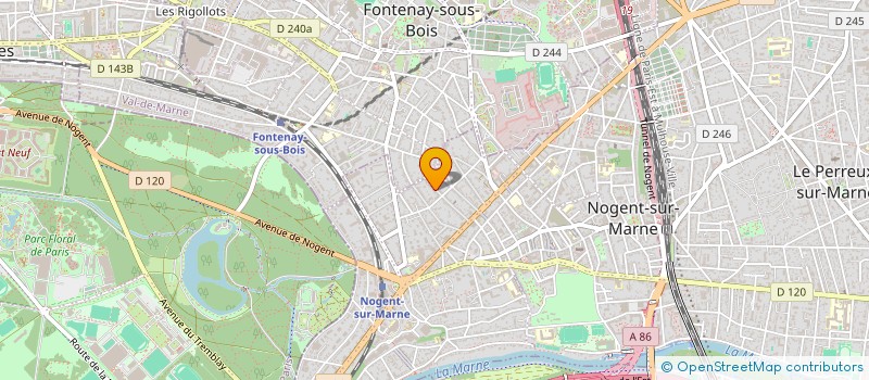 localisation de l'entreprise ALTHEMIJO VII  NOGENT-SUR-MARNE