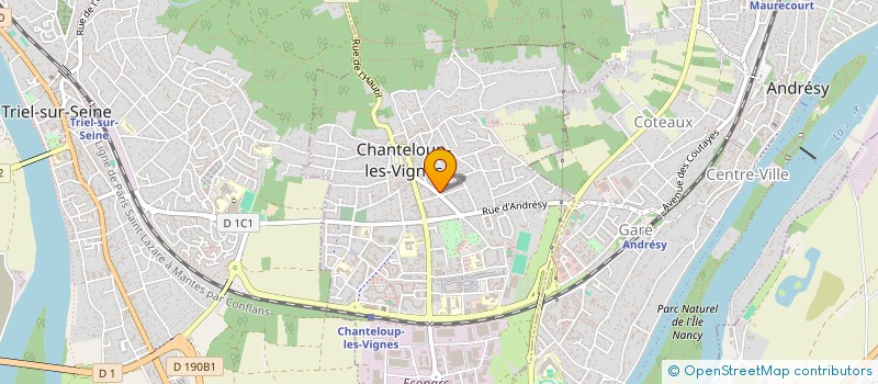 localisation de l'entreprise ALTHEMIS à ANDRESY