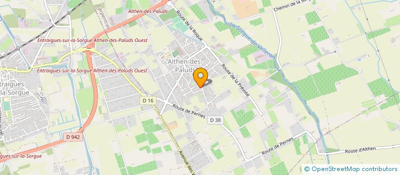 localisation de l'entreprise ALTHEN AMBULANCES à ALTHEN-DES-PALUDS