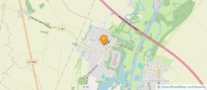 localisation de l'entreprise ALTHEO à MOY-DE-L'AISNE