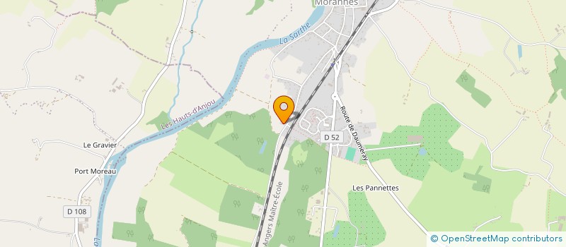 localisation de l'entreprise ALTHERA  MORANNES SUR SARTHE-DAUMERAY