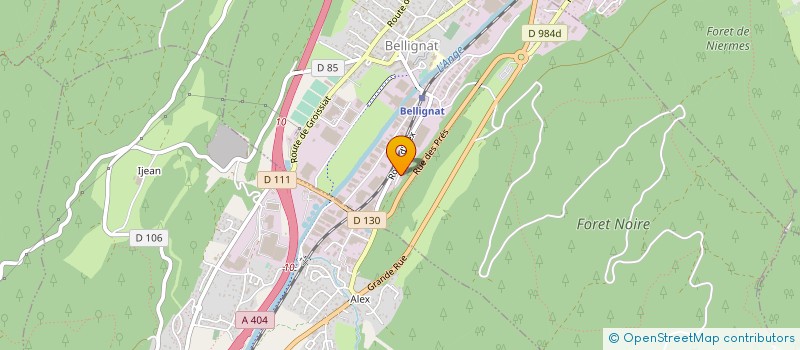 localisation de l'entreprise ALTHERACO à BELLIGNAT