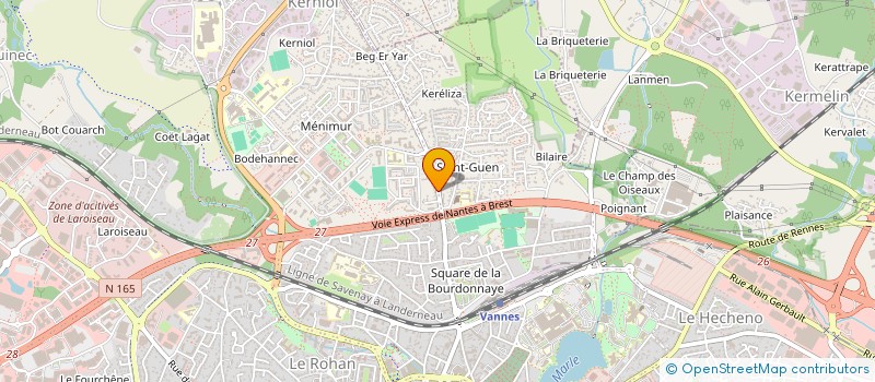 localisation de l'entreprise ALTHERM à VANNES