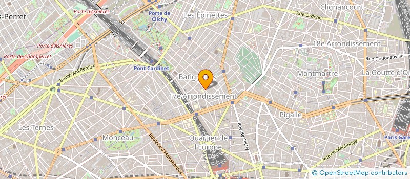 localisation de l'entreprise ALTHES à PARIS
