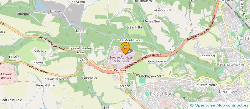 localisation de l'entreprise ALTHESIA PHARMA  QUIMPER