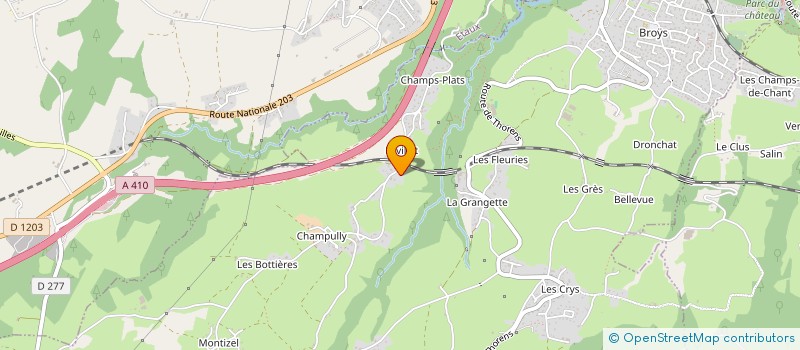 localisation de l'entreprise ALTHI  LA ROCHE-SUR-FORON