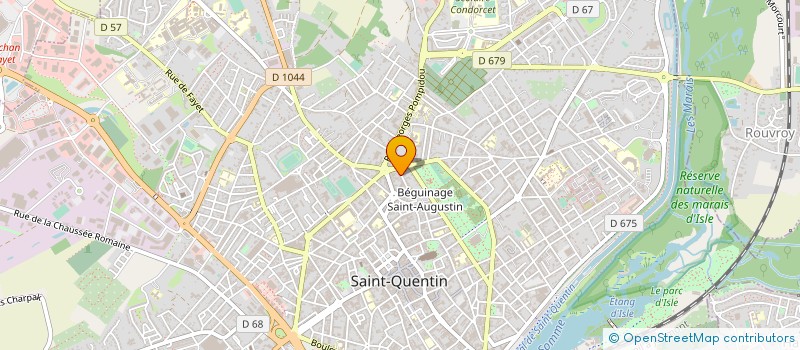localisation de l'entreprise ALTHIMA à SAINT-QUENTIN