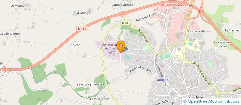 localisation de l'entreprise ALTHIMASSE à LOUDEAC