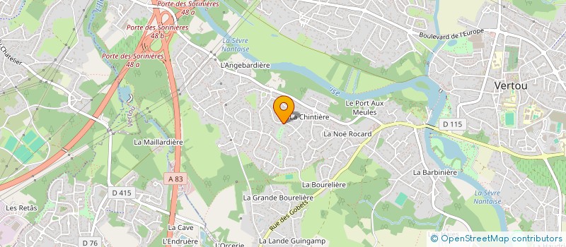 localisation de l'entreprise ALTHIMAT à VERTOU