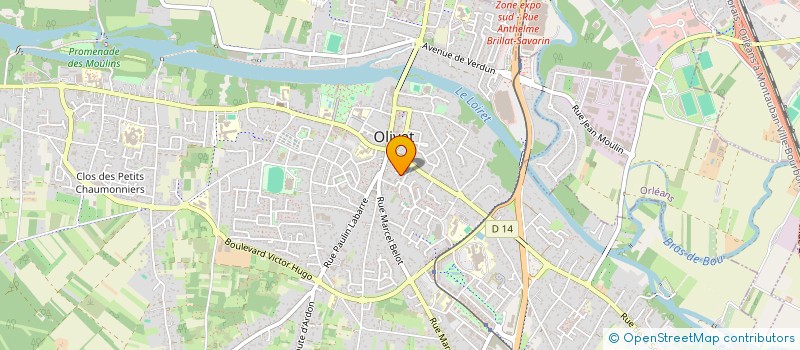 localisation de l'entreprise ALTHIMAT à OLIVET
