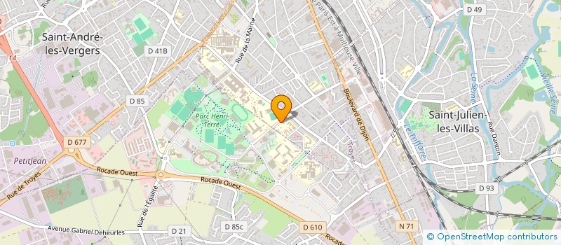 localisation de l'entreprise ALTHISIA à TROYES