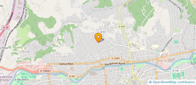 localisation de l'entreprise ALTHO  TULLE