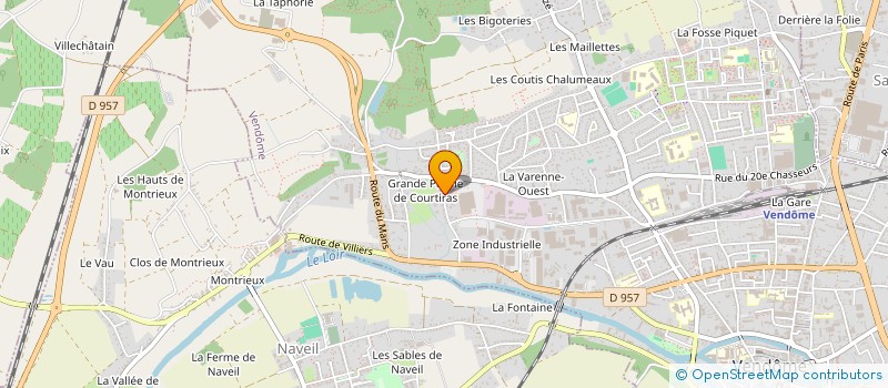 localisation de l'entreprise ALTHO FITNESS  VENDOME