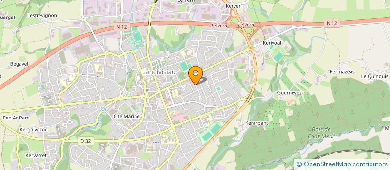 localisation de l'entreprise ALTHO IMMO  LANDIVISIAU