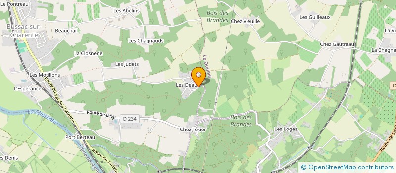 localisation de l'entreprise ALTHOKA  BUSSAC-SUR-CHARENTE