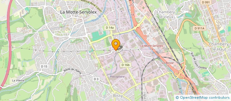 localisation de l'entreprise ALTHUS à LA MOTTE-SERVOLEX