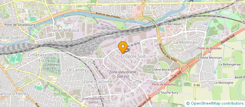 localisation de l'entreprise ALTHYD à CESSON-SEVIGNE