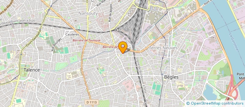 localisation de l'entreprise ALTI à BEGLES