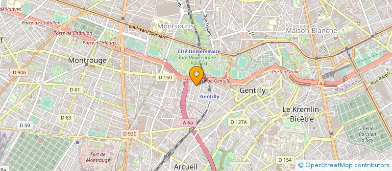 localisation de l'entreprise ALTI 77 à GENTILLY