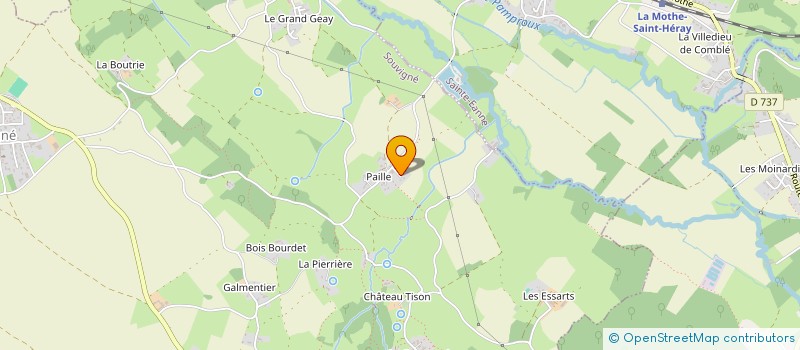 localisation de l'entreprise ALTI à SOUVIGNE