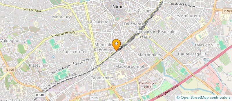 localisation de l'entreprise ALTI AMARINE à NIMES