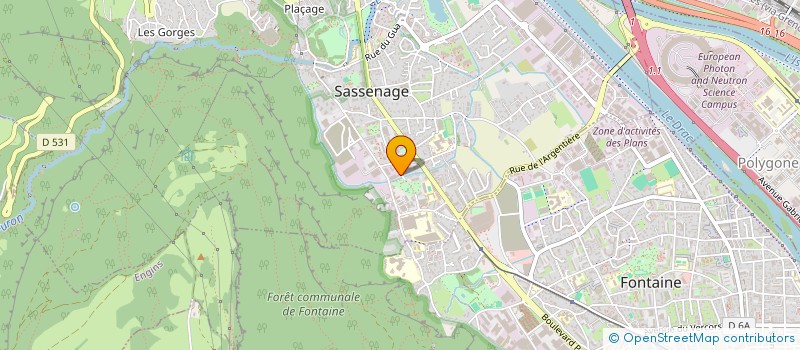localisation de l'entreprise ALTI CONCEPTS à SASSENAGE