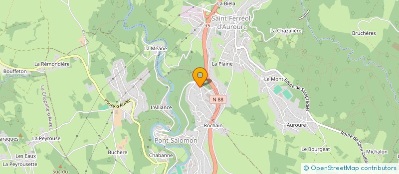 localisation de l'entreprise ALTI CONNECT  PONT-SALOMON