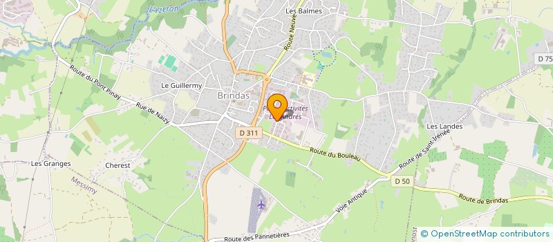 localisation de l'entreprise ALTI COWORK  BRINDAS