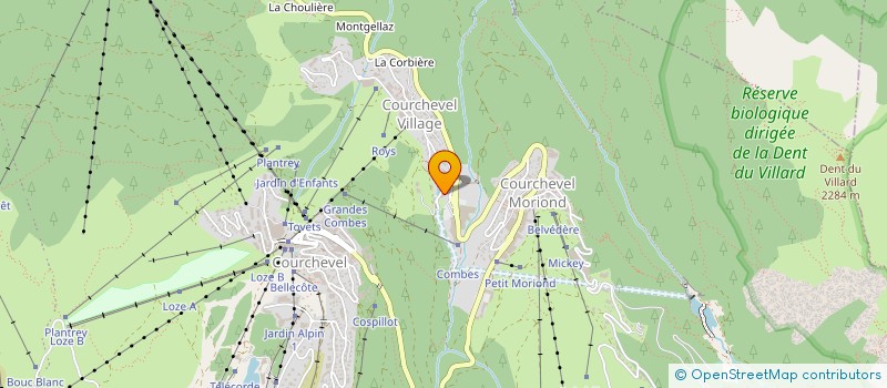localisation de l'entreprise ALTI'FEST à COURCHEVEL