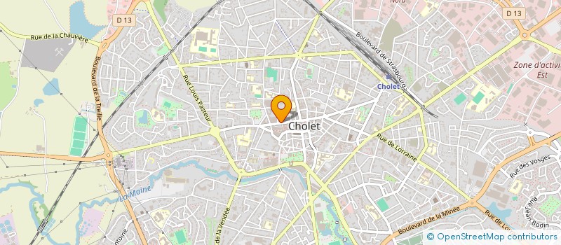 localisation de l'entreprise ALTI FINANCES à CHOLET