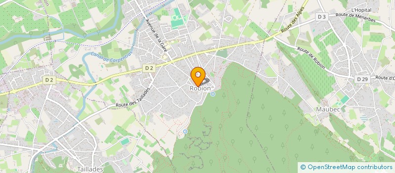 localisation de l'entreprise ALTI-FLUIDES  ROBION