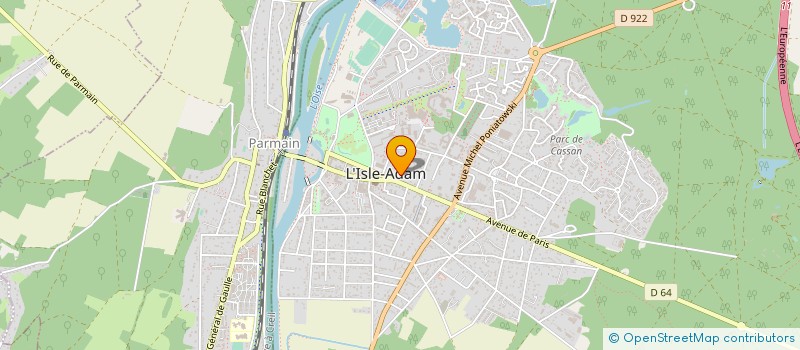 localisation de l'entreprise ALTI GARDEN à ISLE ADAM