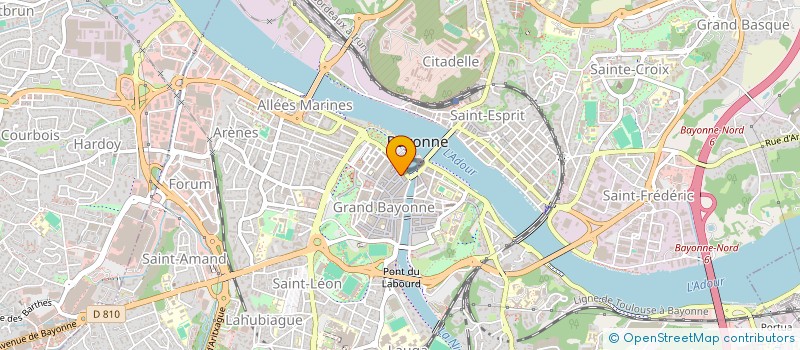 localisation de l'entreprise ALTI'GRIMPE à BAYONNE