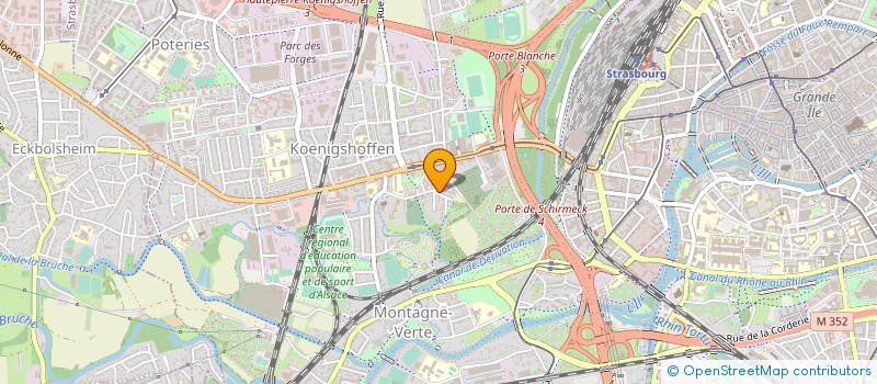localisation de l'entreprise ALTI - HOLDING à STRASBOURG