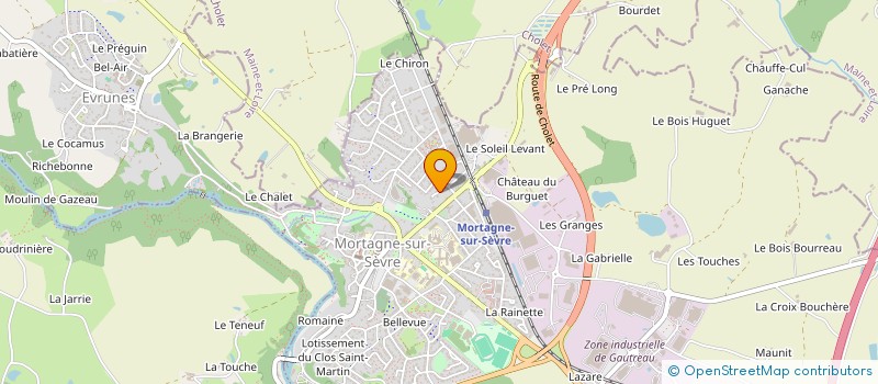 localisation de l'entreprise ALTI INVEST  MORTAGNE-SUR-SEVRE