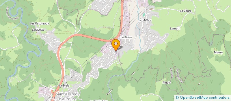 localisation de l'entreprise ALTI KINE  SAINT-FERREOL-D'AUROURE