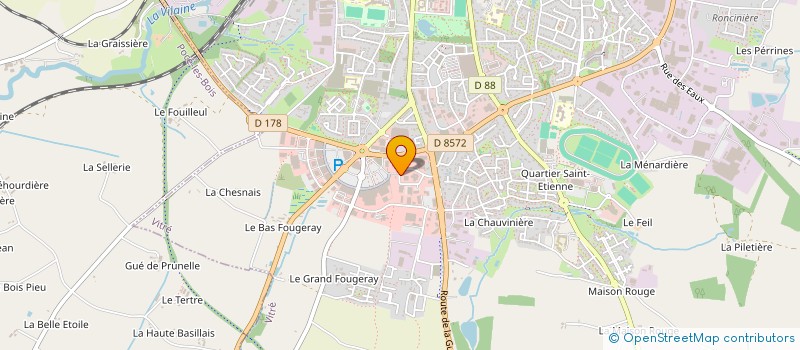 localisation de l'entreprise ALTI-LOC ECHAFAUDAGES  VITRE