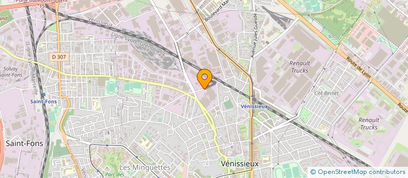 localisation de l'entreprise ALTI-MAITRE à VENISSIEUX