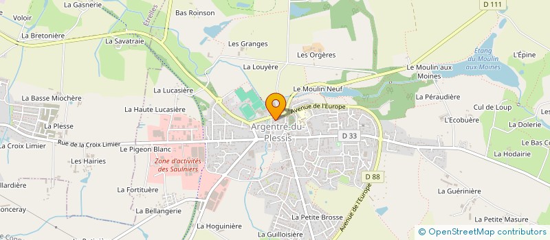 localisation de l'entreprise ALTI NETT  ARGENTRE-DU-PLESSIS