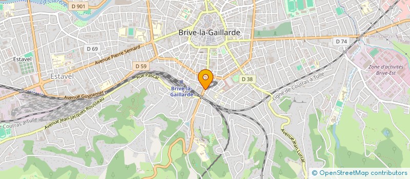 localisation de l'entreprise ALTI SUD OUEST à BRIVE-LA-GAILLARDE